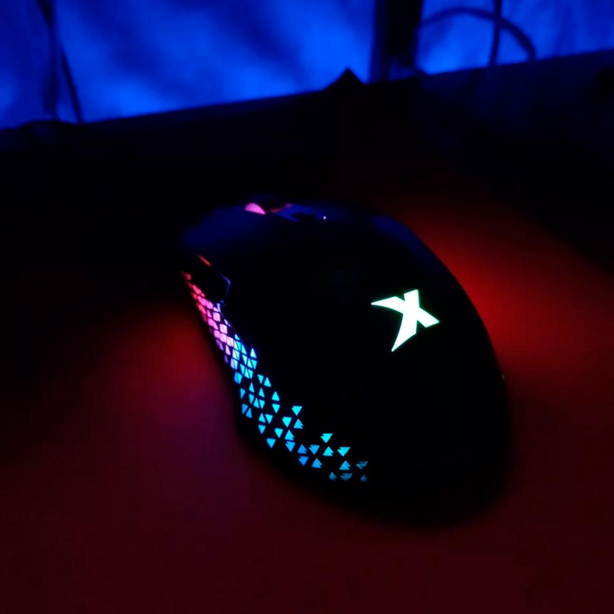 Mouse Gamer X-Micro XGM-230 Óptico 7200 DPI Con Luz RGB